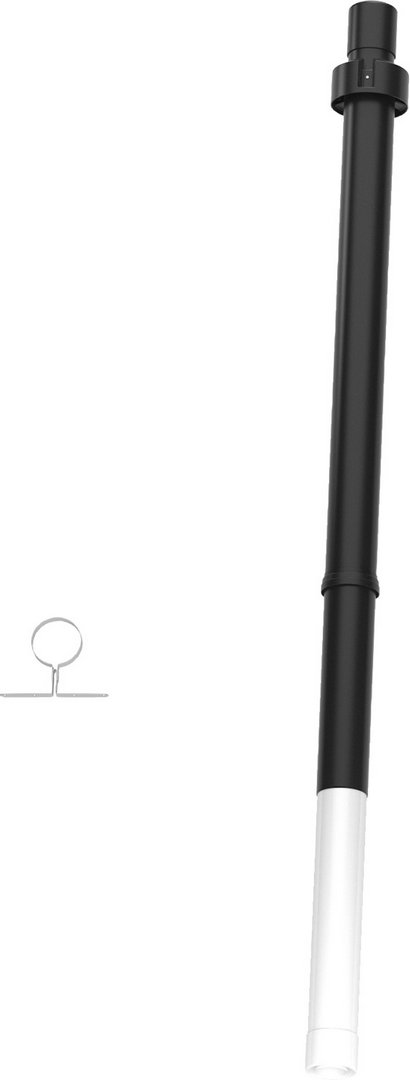 BOSCH Abgaszubehör FC-Set80-C33x (oben) Grundbausatz C33x, schwarz, 1,5,d:80/125