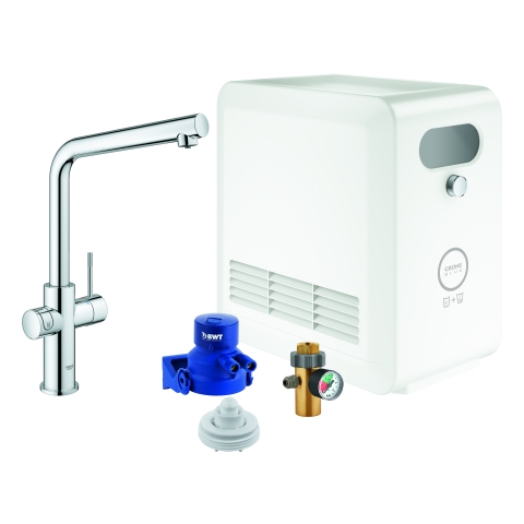 GROHE Starterkit GROHE Blue Professional 31347_3 L-Auslauf BT/WIFI chrom GROHE Starterkit GROHE Blue Professional 31347_3 L-Auslauf BT/WIFI chrom