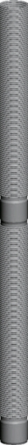 Wolf Abgasrohr DN110 flexibel 8000 mm, aus PP