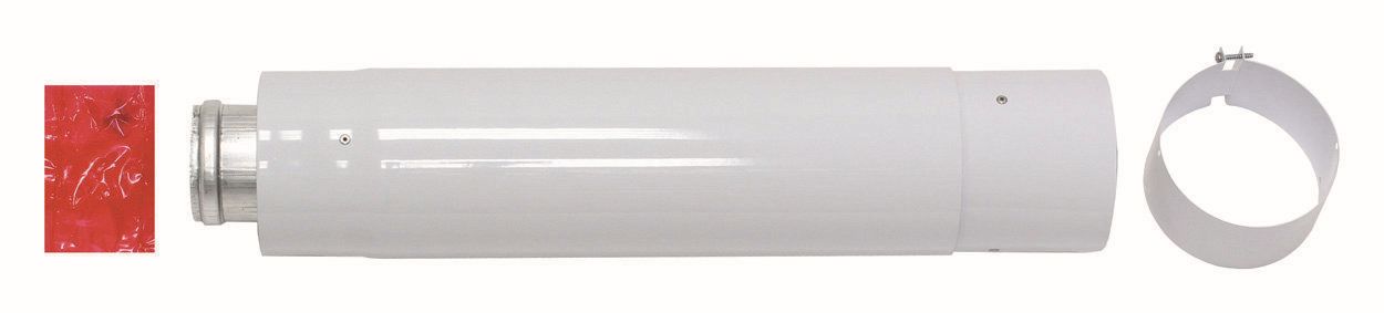 Vaillant Teleskopverlängerung turboTEC Luft-/Abgasführ., Alu, 60/100, 0,5-0,8 m