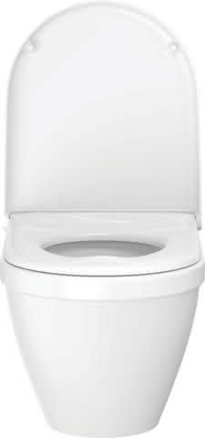 DU WC-Sitz Starck 3 mit SoftClose Scharniere edelstahl, weiß