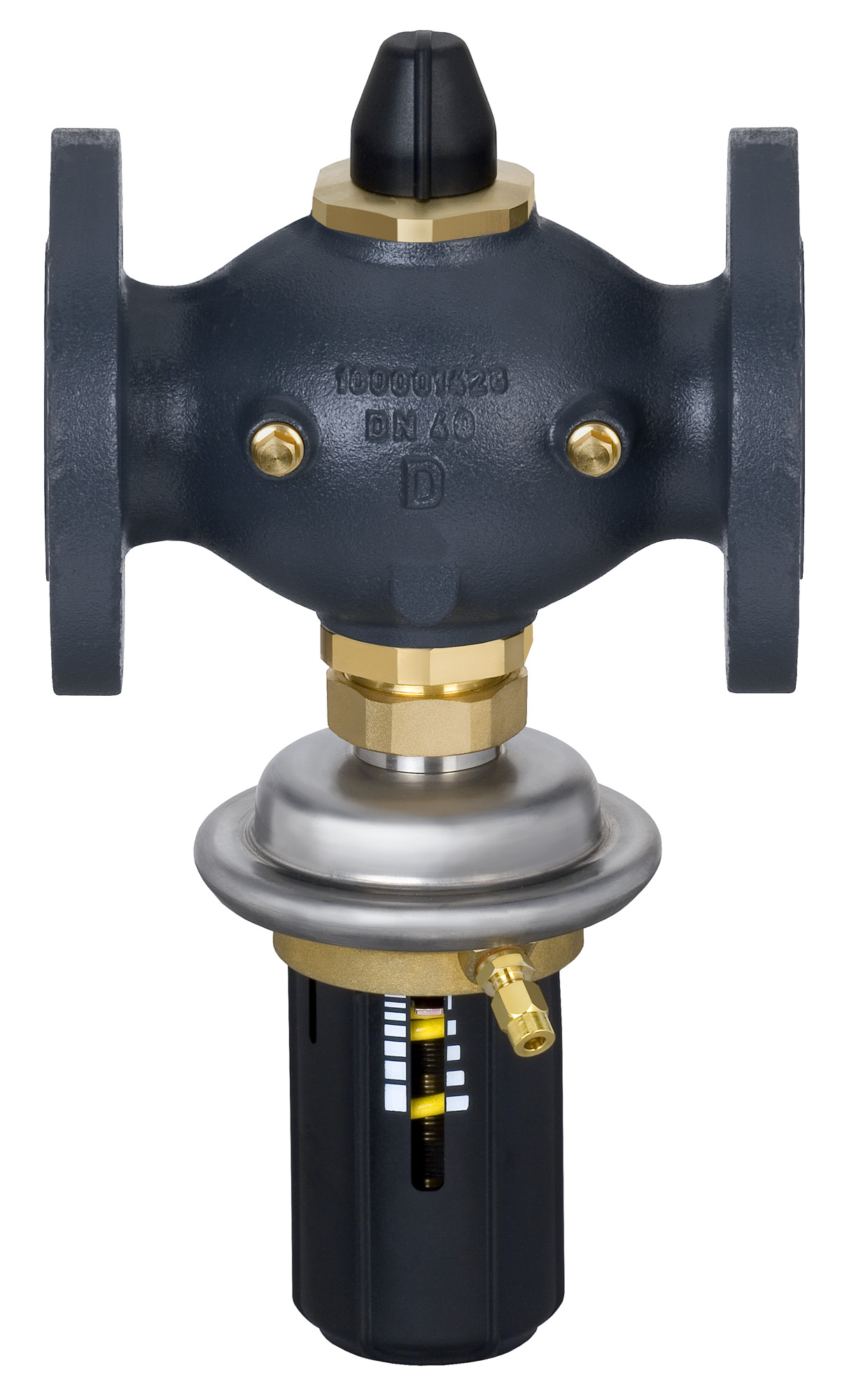 Danfoss Diff.Druckreg.+V.strombegr.AVPB DN40, Kvs 20,0, 0,1-1,0bar, PN25,Flansch