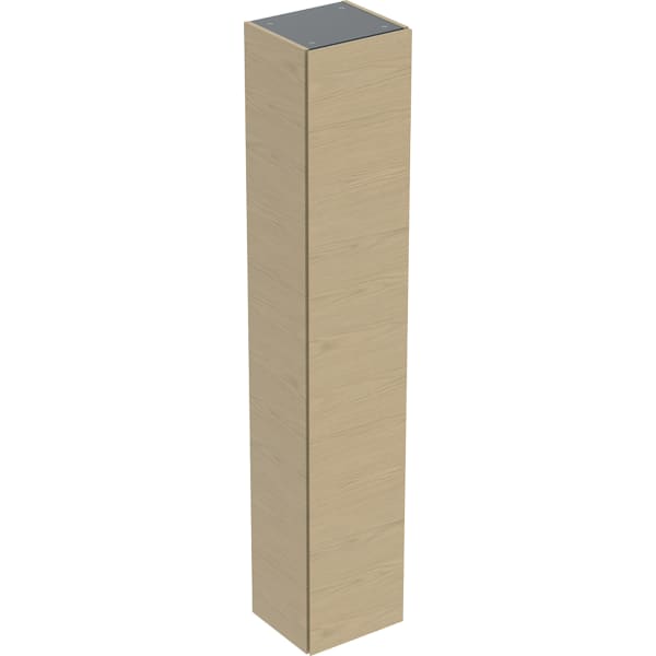Geberit Renova Plan Hochschrank mit 1 Tür 33x180x29,8cm, Eiche natur