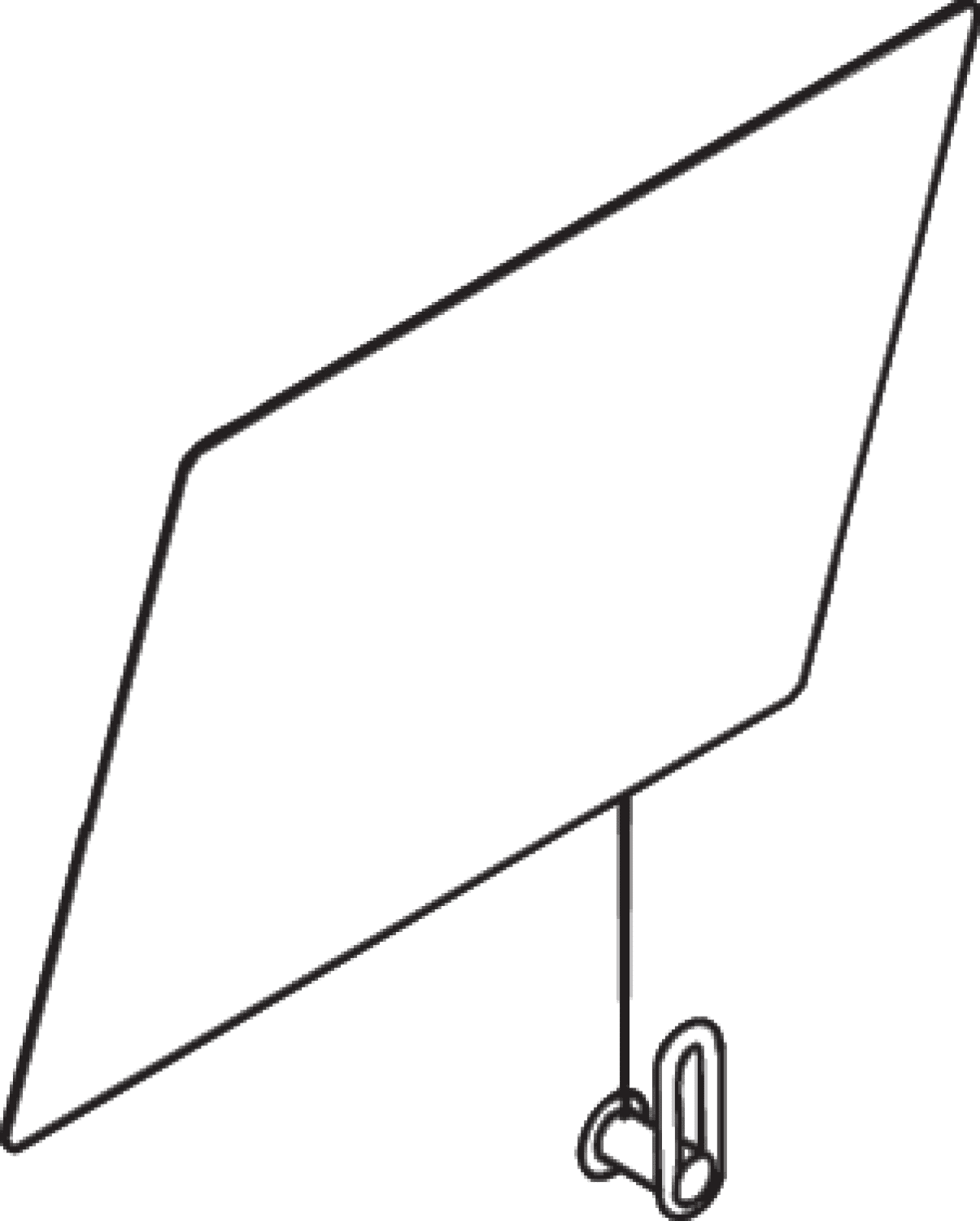 HEWI Kippspiegel Ser 801, B:600 H:540, antimikrobielle Ausrüstung signalweiß