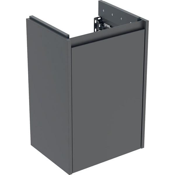 Geberit Renova Plan US für HWB, mit 1 Tür 40x60,6x31,1cm, lava/l. seidenmatt