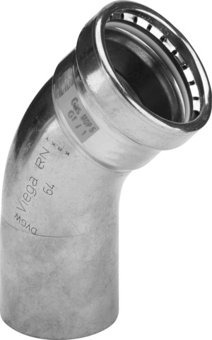 Viega Bogen 45 Grad Profipress G XL 2626.1XL für Gas in 64,0mm Kupfer