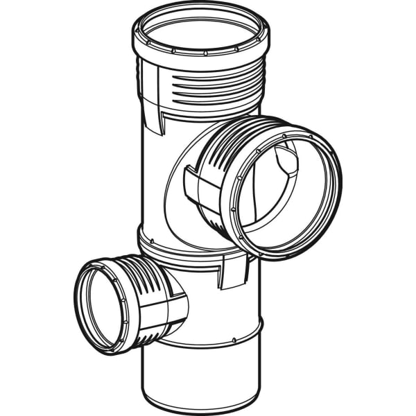 Geberit Silent-PP Kombiabzweig 87,5Gr links d110/110/50
