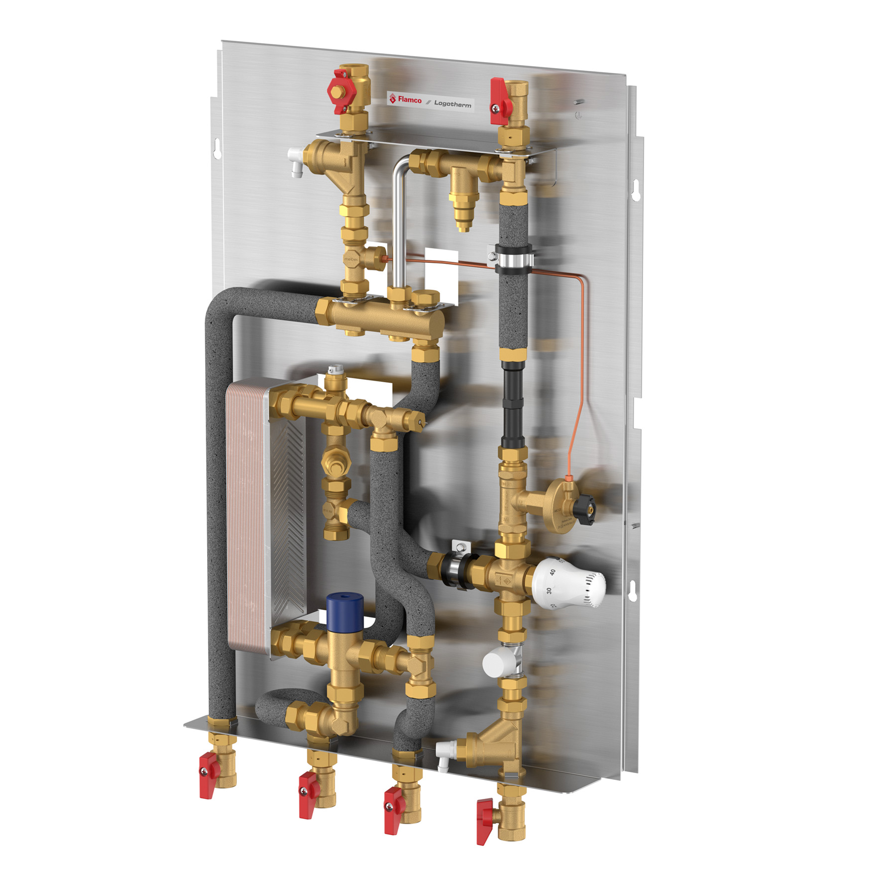 Flamco Logothermic G2 BE S-Line UC 2PT TTG, Heizkr. ungemischt, 35KW, 2PT