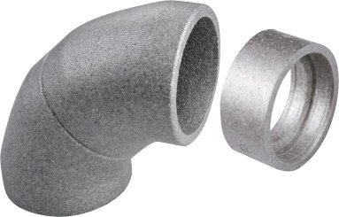 BOSCH Zubehör Wohnungslüftung BEPP 160-1 Bogen 90 Gr teilbar, d:160 mm, VPE: 1ST