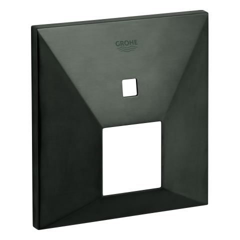 GROHE Rosette 48437 eckig für EHM-FMS 2 ASV hard graphite gebürstet