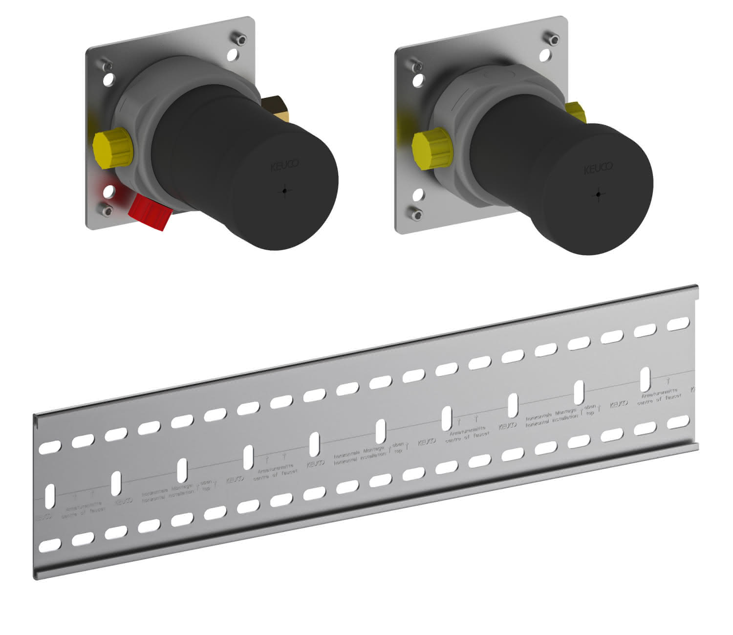ACTIS-Unterputz-Grundkörper-Set für Thermostatarmatur 53553000010