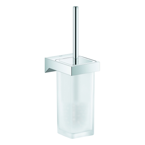 GROHE WC-Bürstengarnitur Selection Cube 40857 Glas/Metall Wandmontage chrom