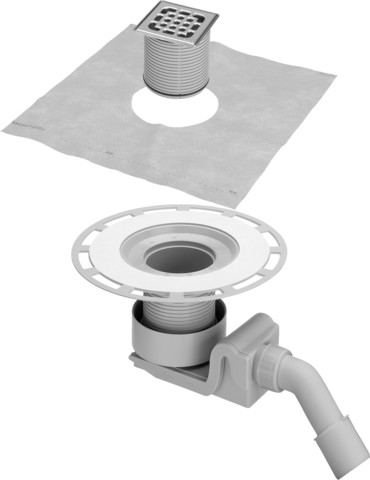 Viega Ablaufgarnitur 4927 in DN40xDN50 Kunststoff grau