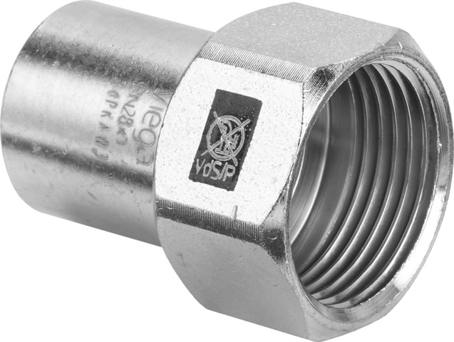 Viega Einsteckstück Prestabo 1112.1 in 22mm x Rp1/2 Stahl verzinkt