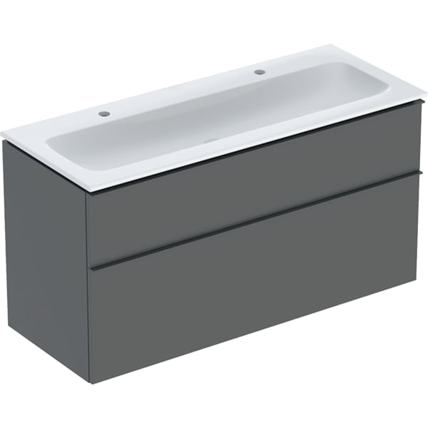 Geberit iCon Set MWT m. US, 2 Schubl. 120x63x48cm, lava