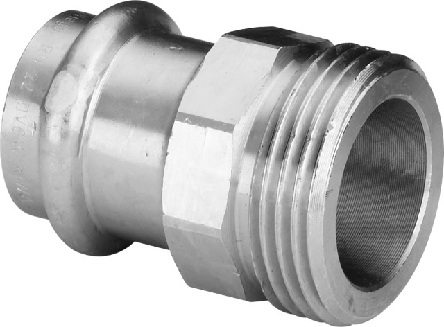 Viega Übergangsstück mit SC Profipress S in 22mm x G1 Siliziumbronze
