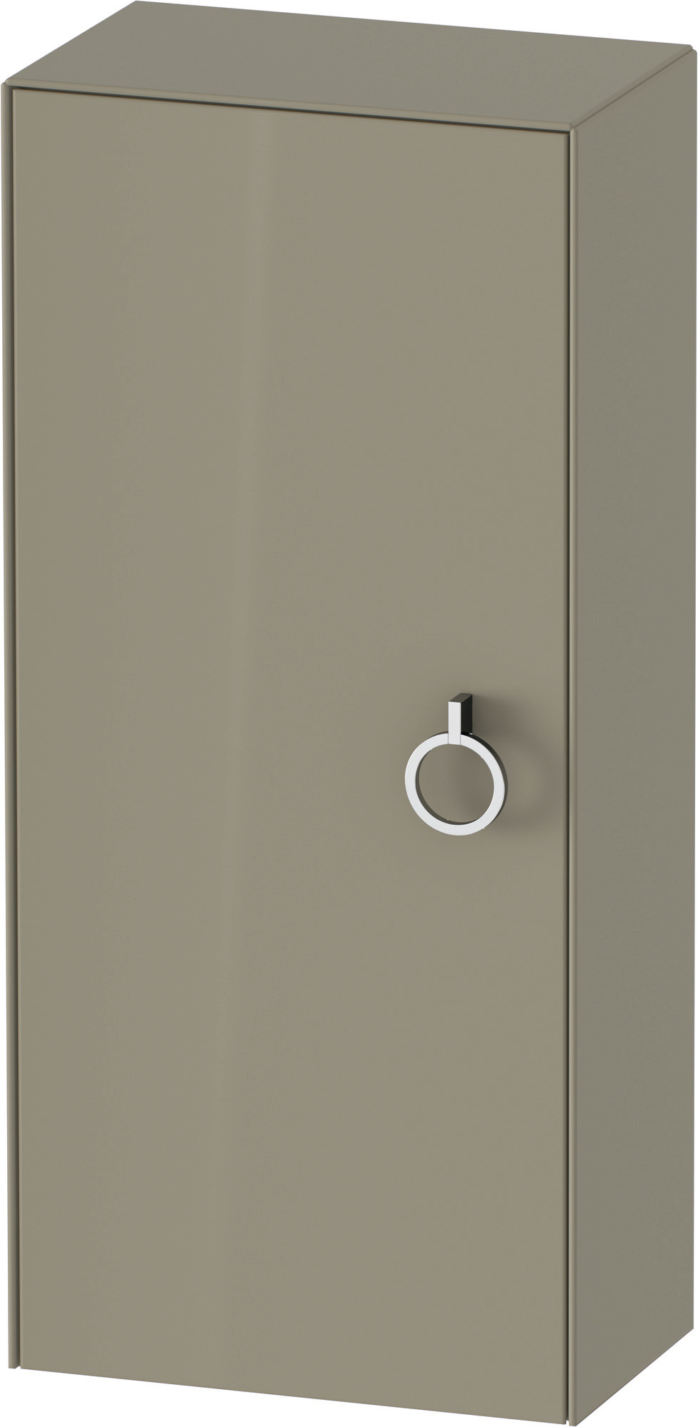 Duravit Halbhochschrank White Tulip,m.Griff TA l.,880x400x240,Steingrau Hochglanz
