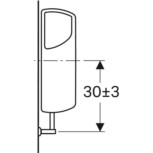 Geberit AP140 AP-Spülkasten Spül-Stopp-Sp tiefh. WA li/mi/re, manhattan