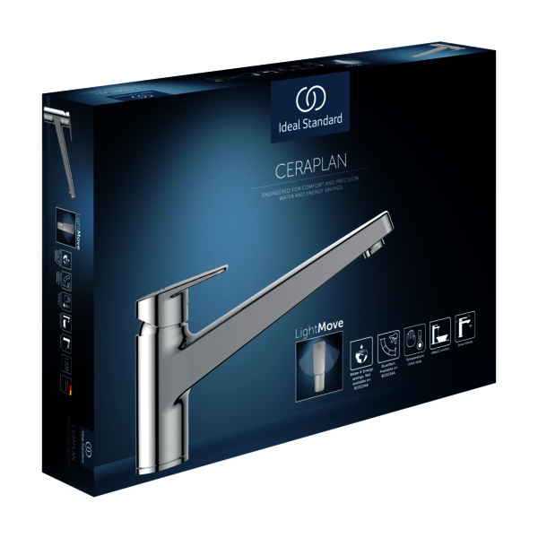 IS Küchenarmatur Ceraplan Ausld.219mm Chrom