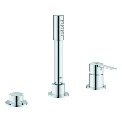 GROHE 3-Loch-EH-Wannenkombination Lineare 19965_1 chrom