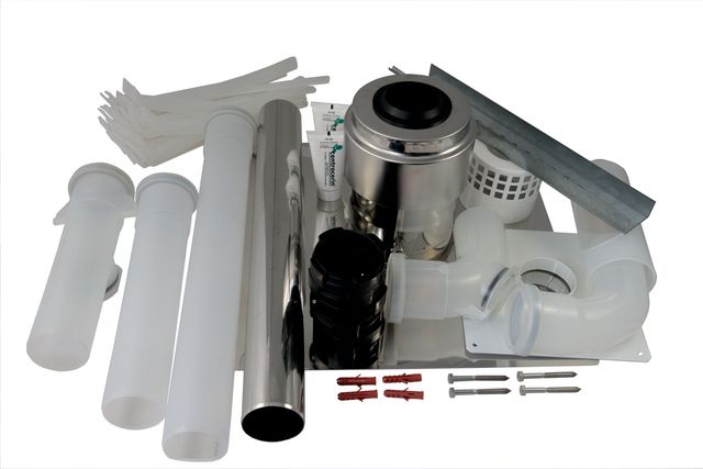 Wolf Anschluss-Set DN60 - B23 DN60 im Schacht, Abdeckung edst.
