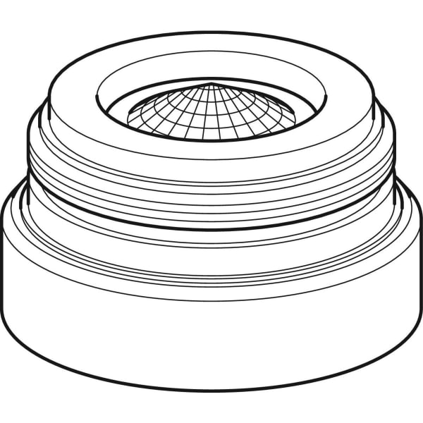 Geberit Strahlregler, zu Geberit WT-Armaturen Typenhochglanz-verchromt 1.3l/min starr