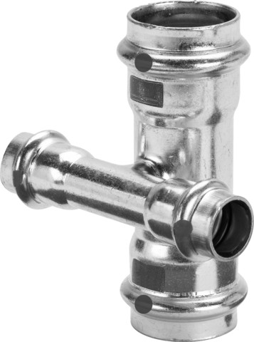 Viega Kreuzstück mit SC Prestabo 1148 in 18x15mm Stahl verzinkt
