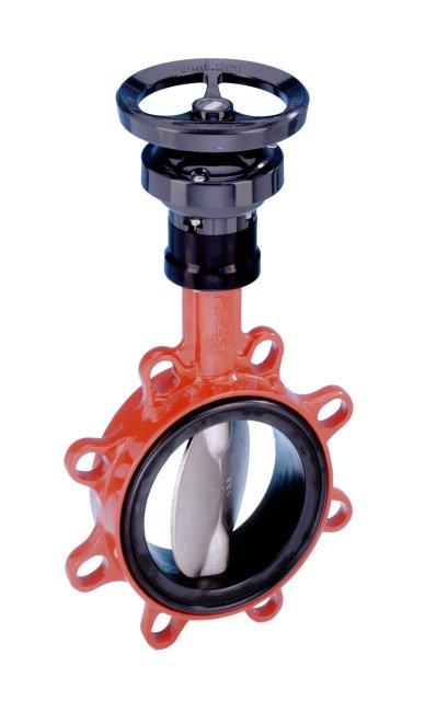 KSB Einklemm-Absperrklappe BOAX-S Getriebe MA12 PN6/10/16 DN100, Nitril
