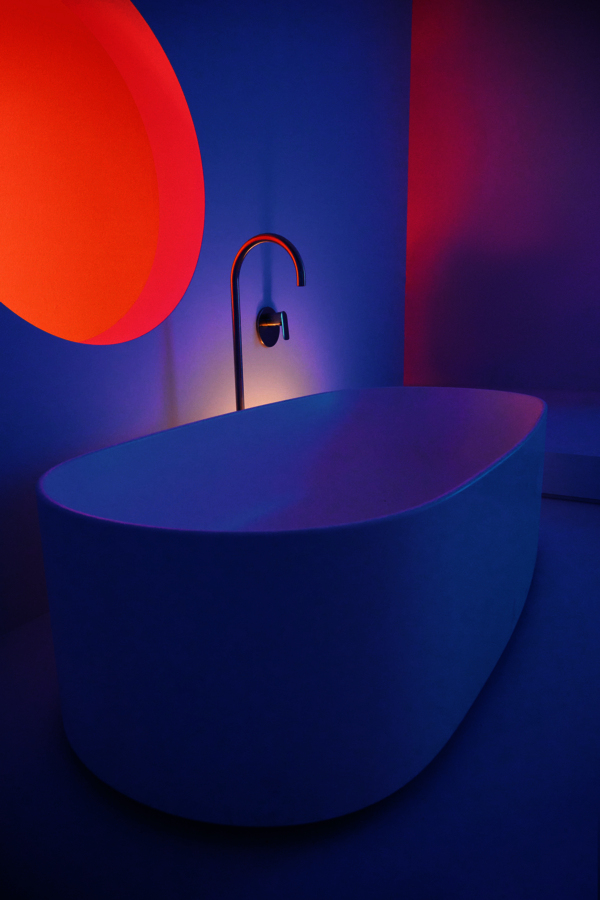 IS freistehende Duo-Badewanne Linda-X 1738x850x495mm Weiß