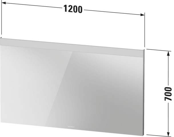 Duravit Spiegel Licht & Spiegel LM7838 Weiß 35x1200x700mm