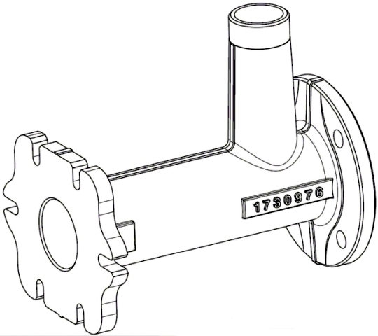 Wolf Anschlussrohr DN80 für MGK-2 390-630