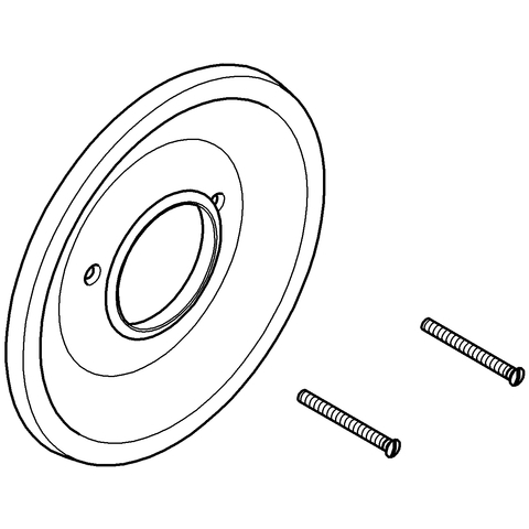 GROHE Rosette 46062 d: 170mm für UP-Einhandmischer chrom