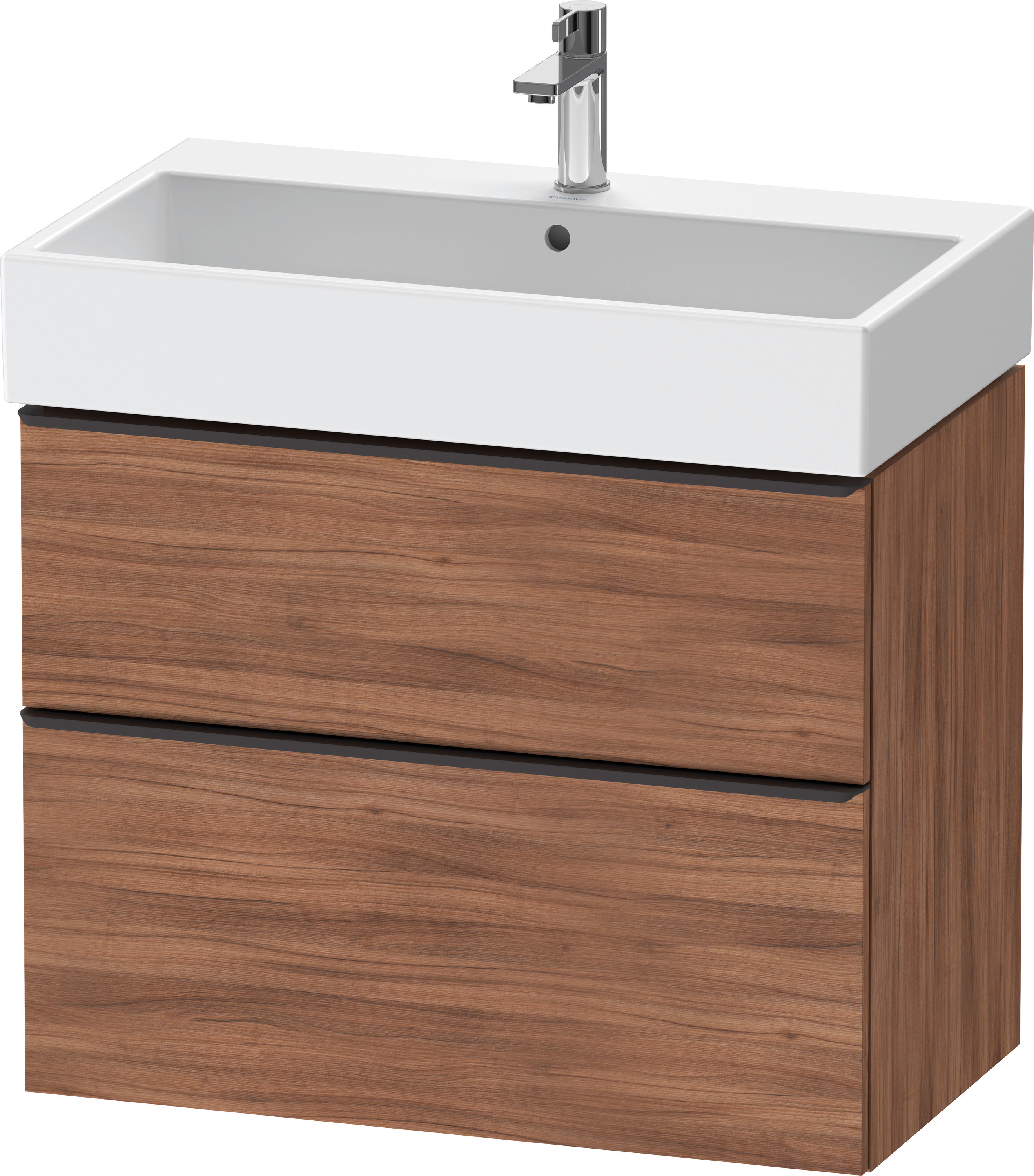 Duravit D-Neo WTU,Ausz:1,Schubk:1,GR:Dia.Schw 784x442x625mm,Wandh,Nussbaum Matt,Dekor