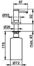 KEUCO Lotionbehälter 14949