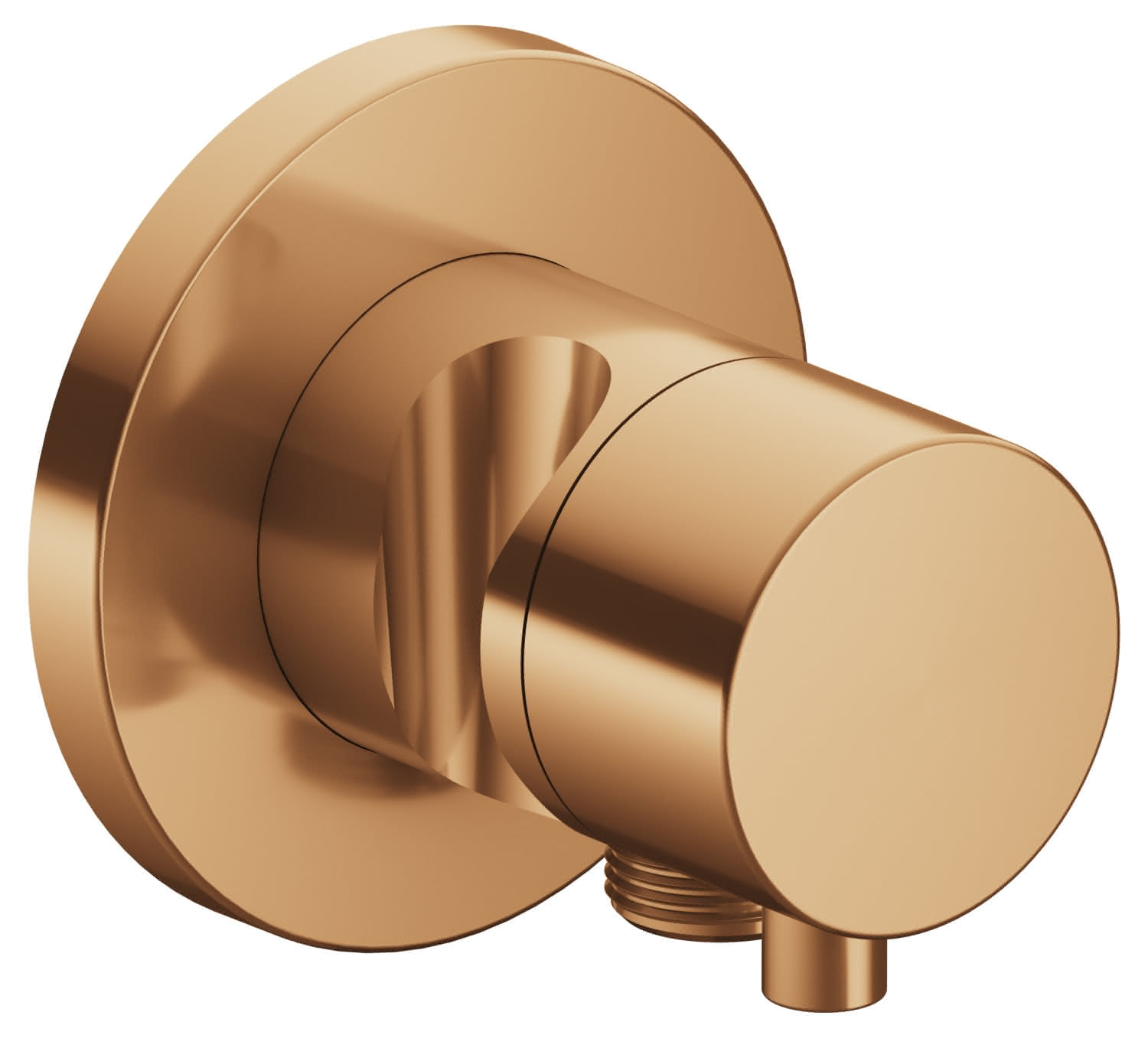 KEUCO 2-Wege Umstellv. IXMO Comfort 59556, Schlauchan./Brauseh.,rund,Bronze geb.