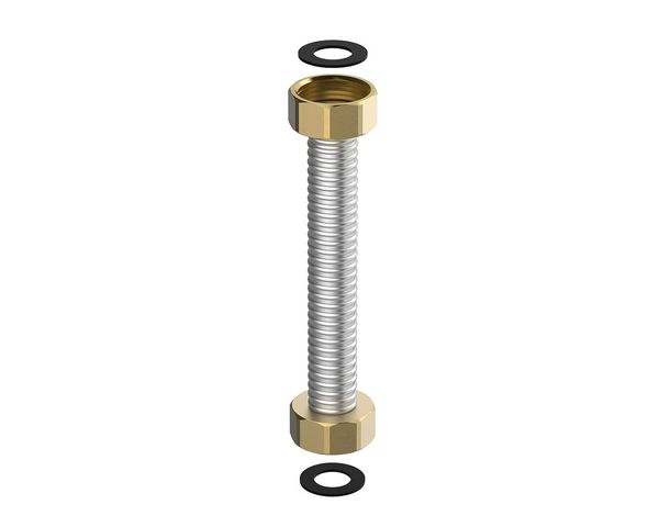 Flamco Inoflex Edelstahlwellrohr DN 32, 1 1/2" IG, 500 mm