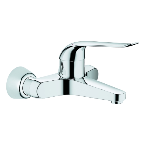 GROHE EH-WT-Batt. Euroeco Special 32778 Wandm. Gussauslauf Ausladung 205mm chrom