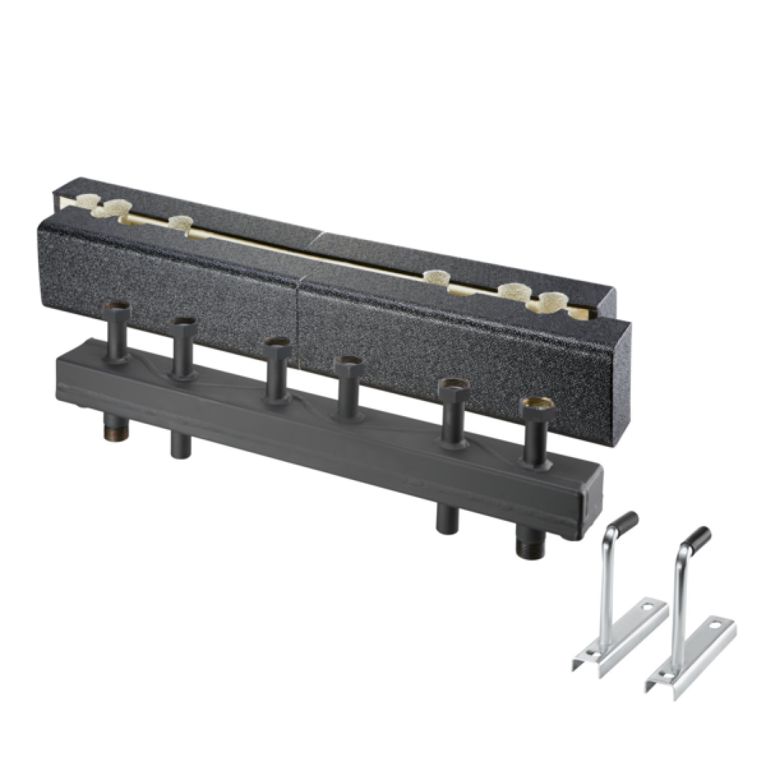 OVENTROP-Hydraulische Weiche HydroFixx DN 20, für 3 Heizkreise, Stahl