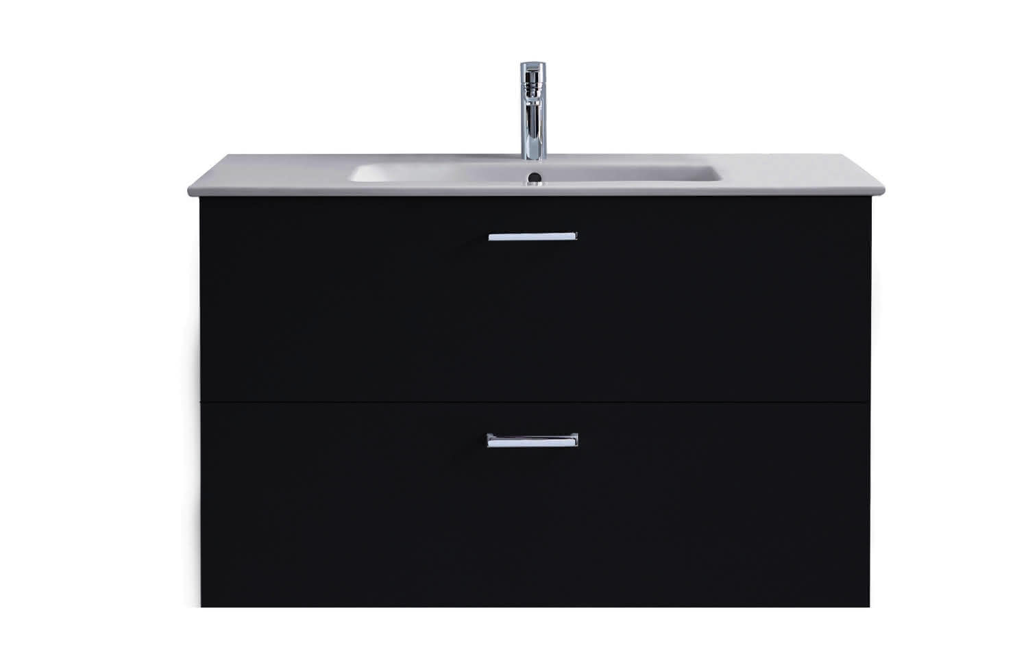 DU Möbelwaschtisch ME by Starck 830 mm mit ÜL, mit HLB, 1 HL, weiß