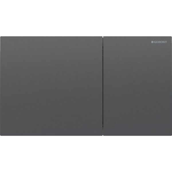 Geberit Sigma70 BetPl., für 2-Mengen-Spülung Square, schwarzchrom gebürstet / Etc Geberit Sigma70 BetPl., für 2-Mengen-Spülung Square, schwarzchrom gebürstet / Etc