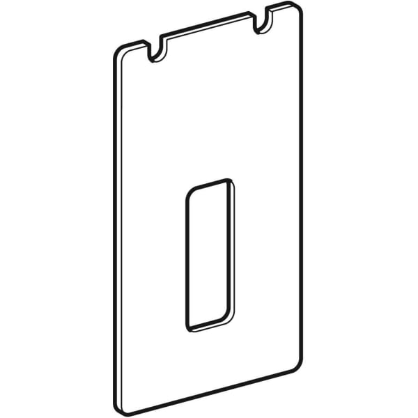 Geberit Serviceöffnung für Standarmaturen Monolith Sanitärmodul für WT Glas umbra