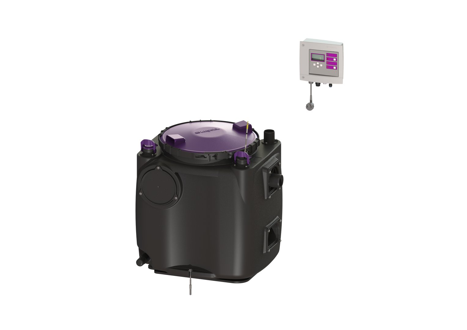 KESSEL-Hebeanlage Aqualift 100 Tronic, GTF 600, freie Aufstellung, res.