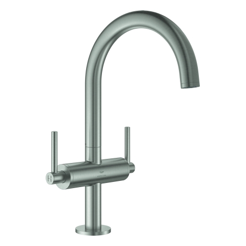 GROHE WT-Einlochbatterie Atrio 21145 DN15 L-Size Hebelgriff supersteel GROHE WT-Einlochbatterie Atrio 21145 DN15 L-Size Hebelgriff supersteel