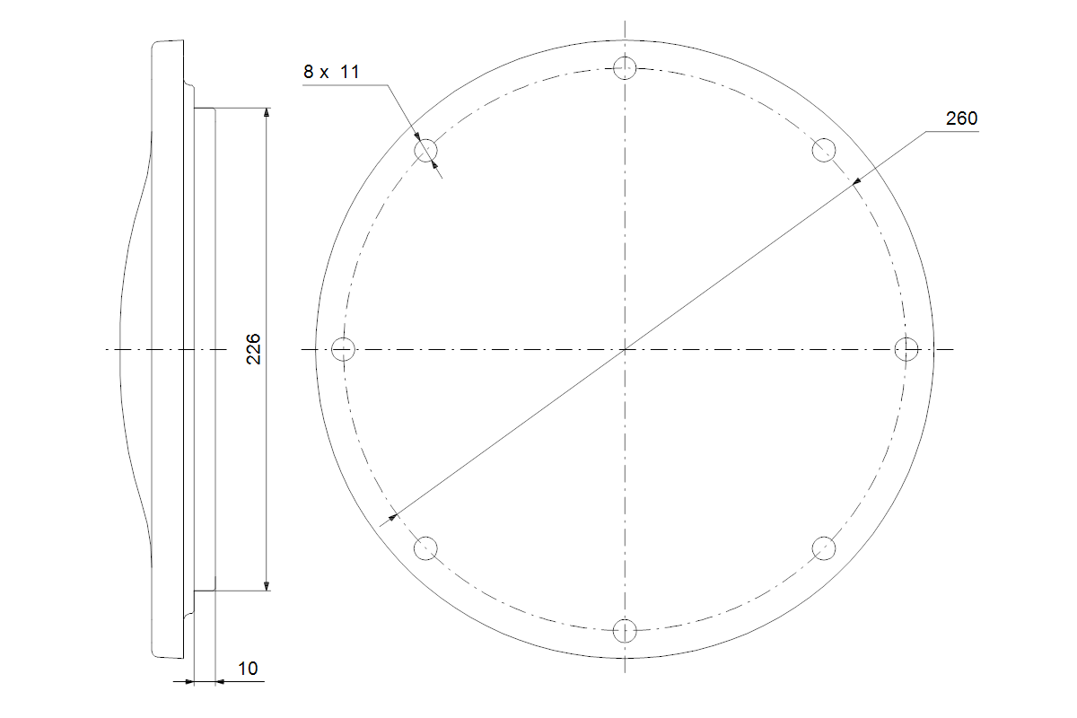 GRUNDFOS Zubehör Kit FLA-BLI D226mm
