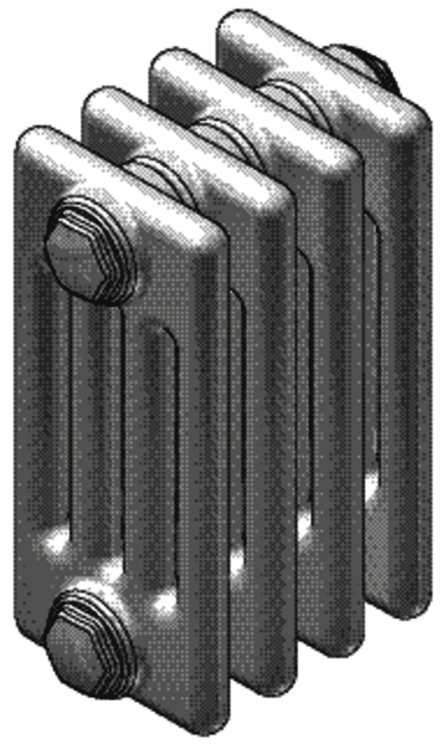 ZE Element-HK Charleston Compl. 4100-08 1000x136x368 RAL 9016, AB V001/V002