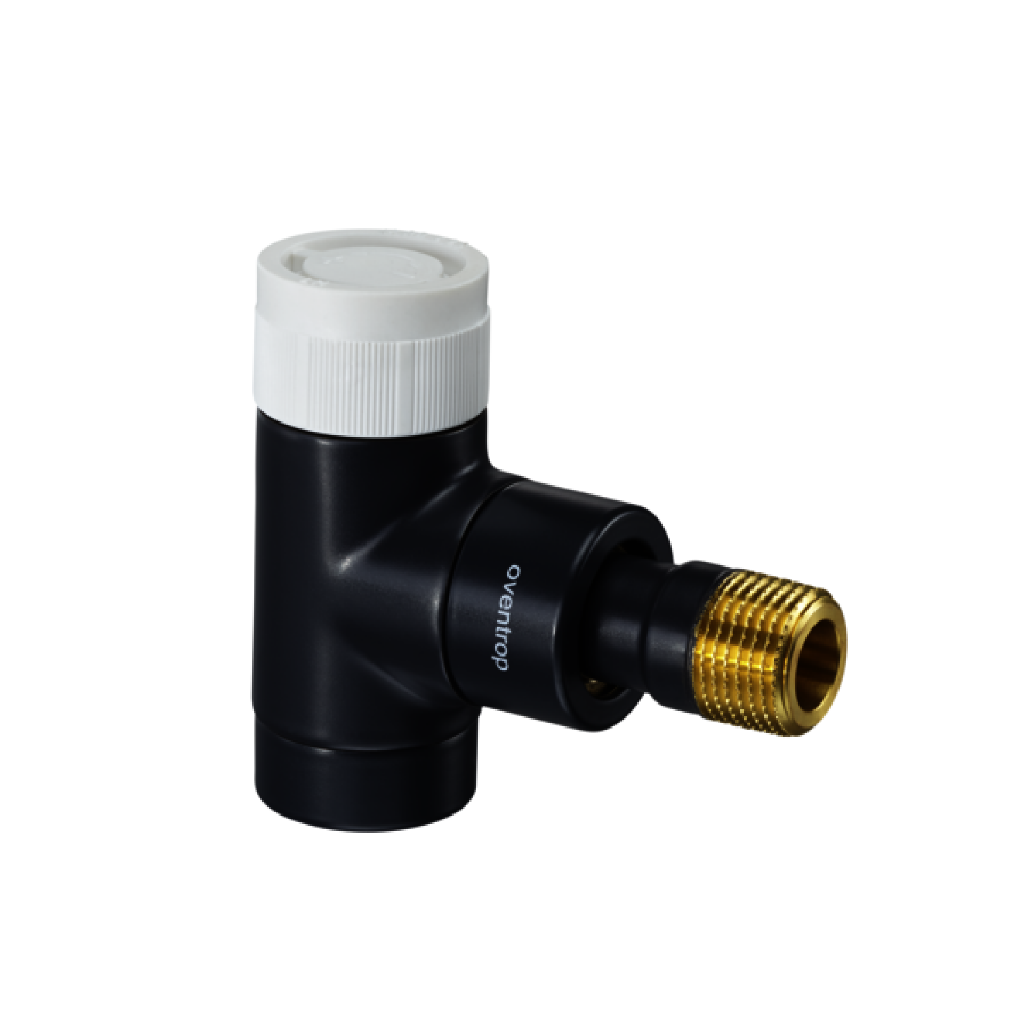 OVENTROP-Thermostatventil "E" DN15, 1/2", PN10, Eck, anthrazit