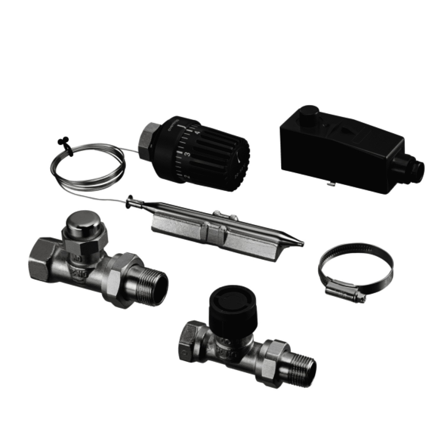 OVENTROP-Fußboden-Regel-Set - Set 1 für Flächenheizungen bis 85 qm
