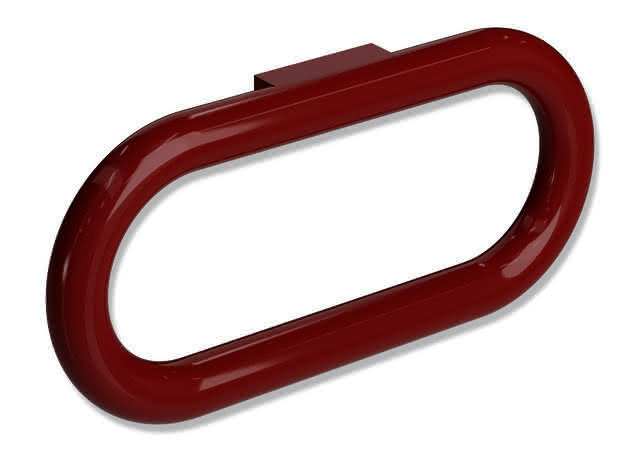 HEWI Handtuchring Ser 477 d:28mm, schwenkbar rubinrot