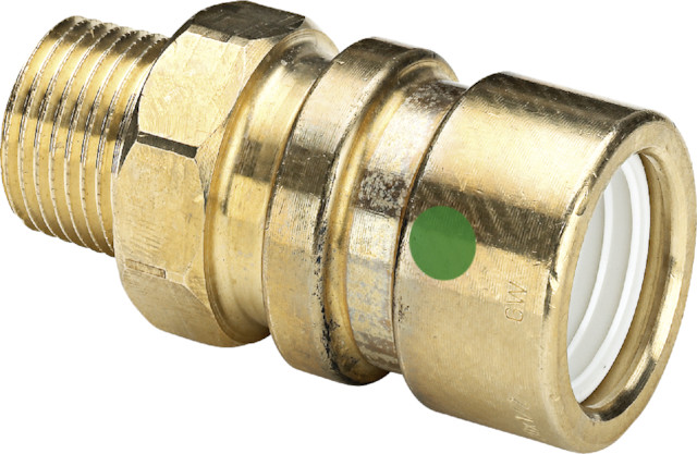Viega Übergangsstück mit SC Geopress 9611TW in 32mm x R3/4 Rotguss