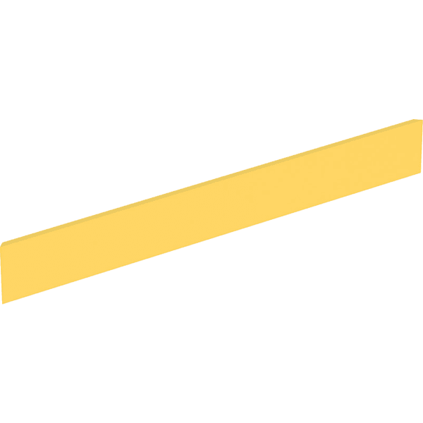 Geberit Bambini Dekorblende, Front für zwei Waschtischarmaturen, gelb Geberit Bambini Dekorblende, Front für zwei Waschtischarmaturen, gelb